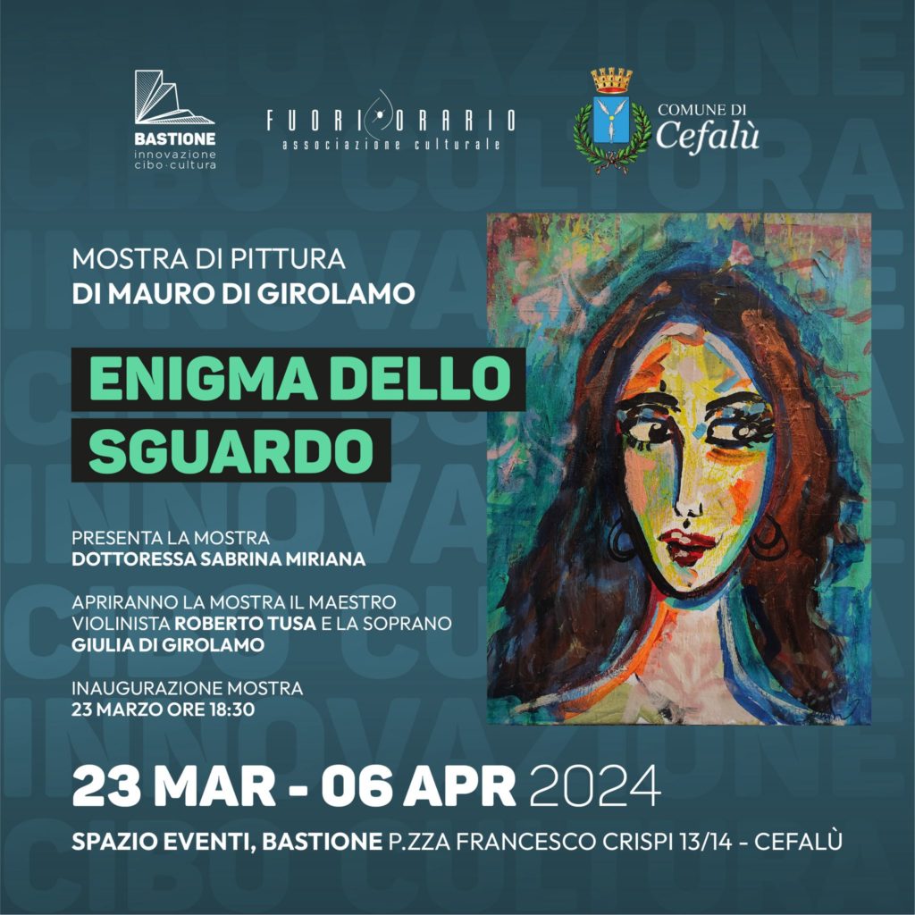 A Cefalu’ “Enigma dello sguardo”, la mostra di Mauro di Girolamo