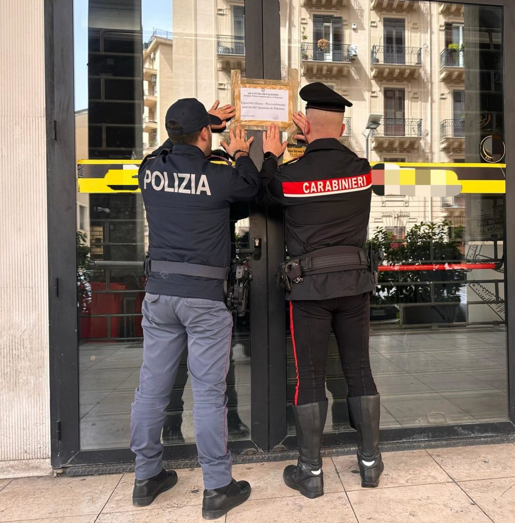 Palermo: sospesa per 10 giorni la licenza di un locale