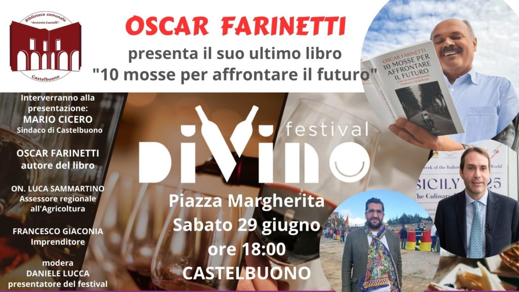 DiVino Festival. Torna a Castelbuono Oscar Farinetti