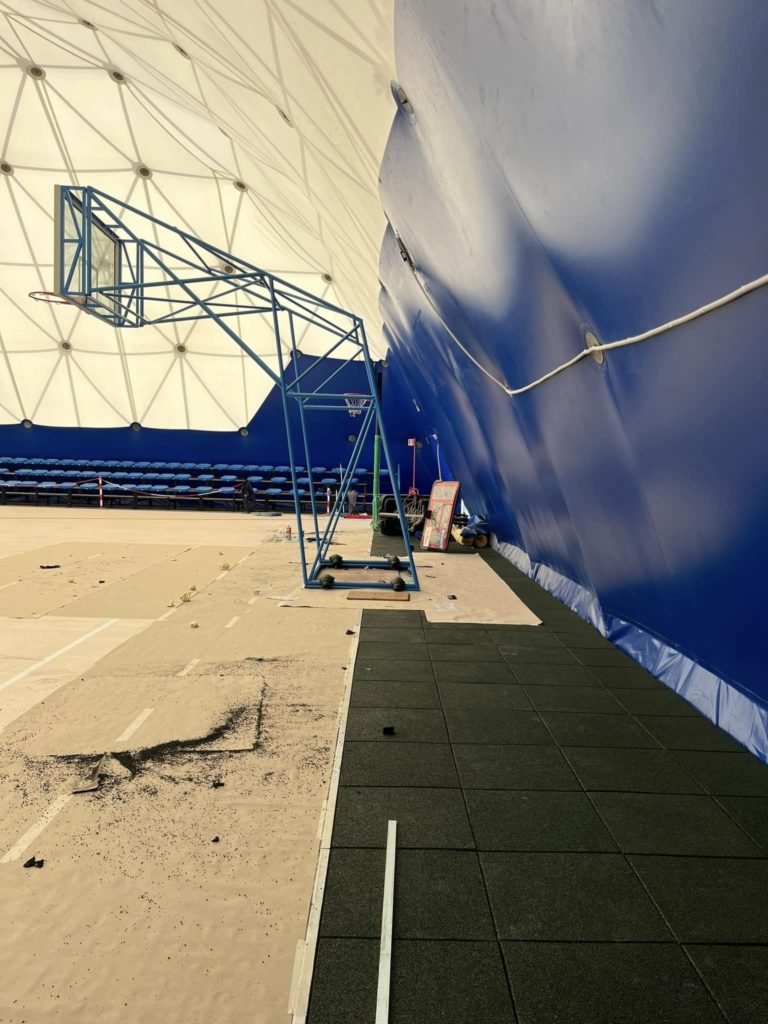 Termini. Cantieri sportivi in corso