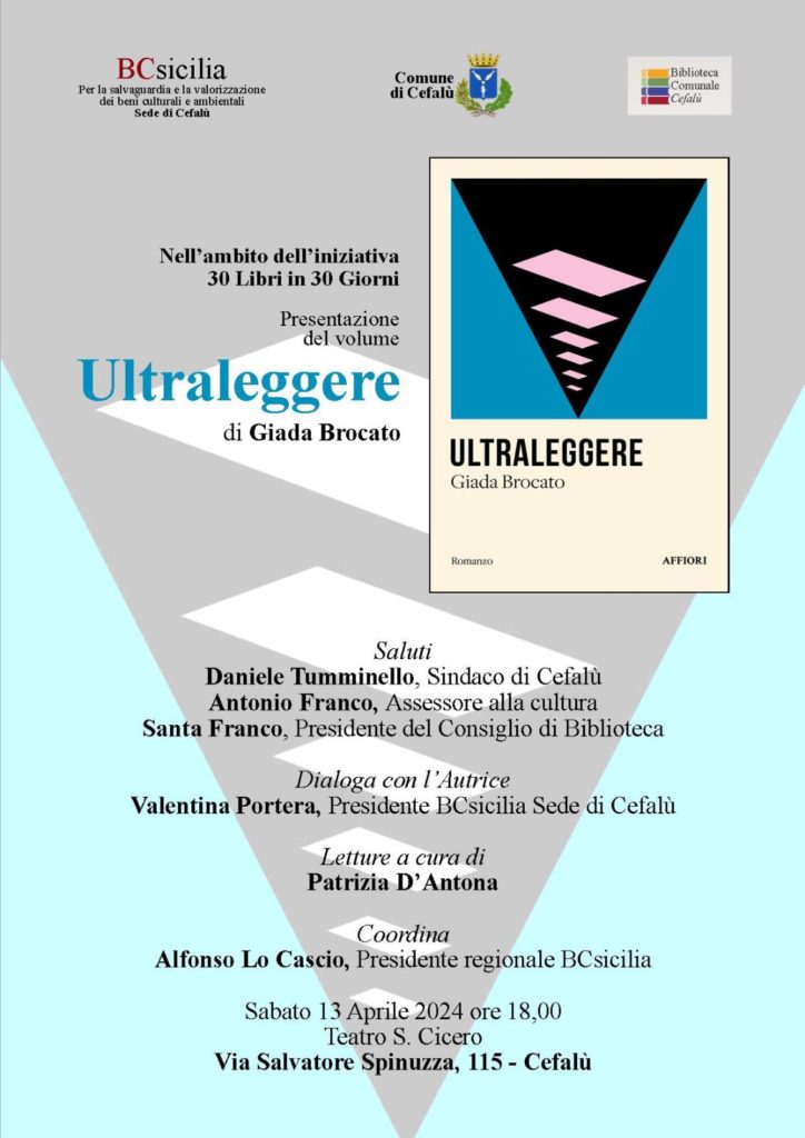 BCsicilia. Teatro Cicero: “Ultraleggere” di Giada Brocato