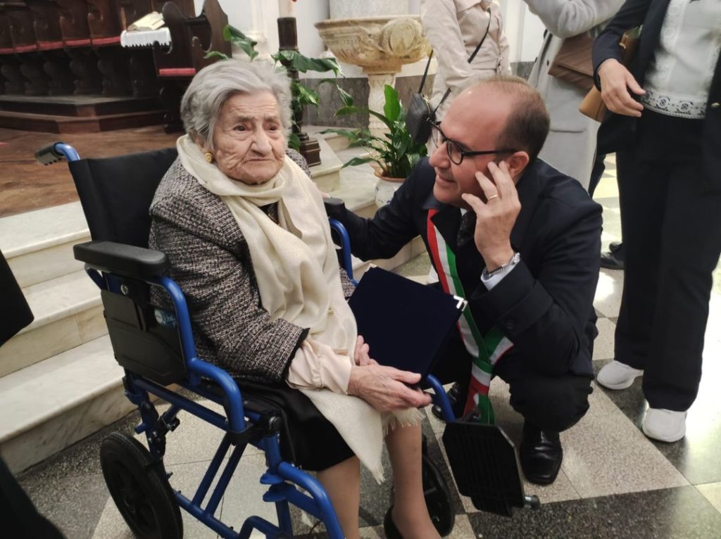 Pollina. 100 anni della signora Martorana