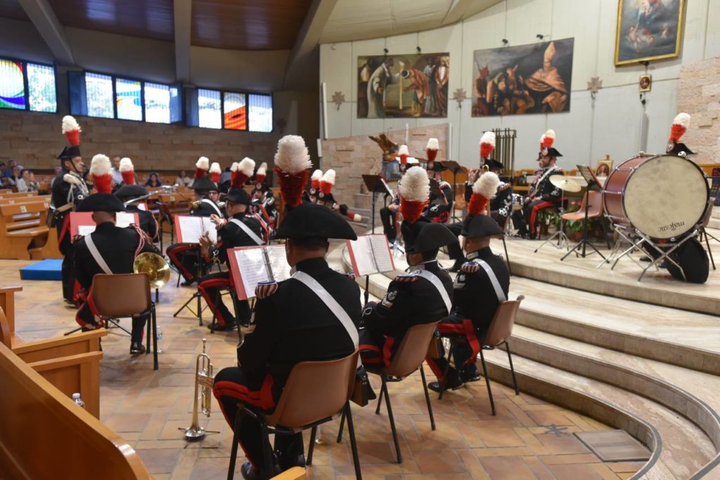 ESIBIZIONE DELLA FANFARA DEL 12° REGGIMENTO CARABINIERI SICILIA