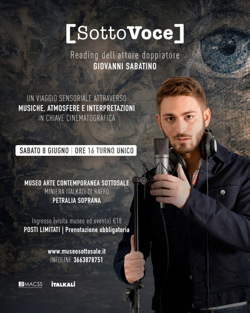 “SottoVoce”,reading dell’attore-doppiatore Giovanni Sabatino