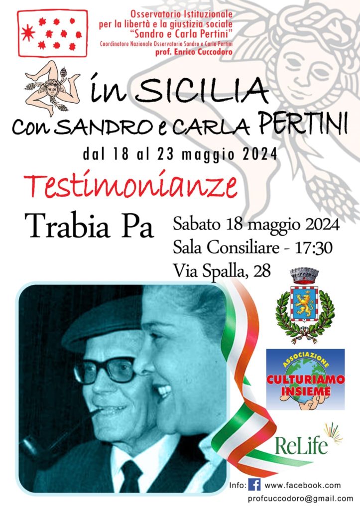 A Trabia un evento culturale in memoria di Sandro Pertini