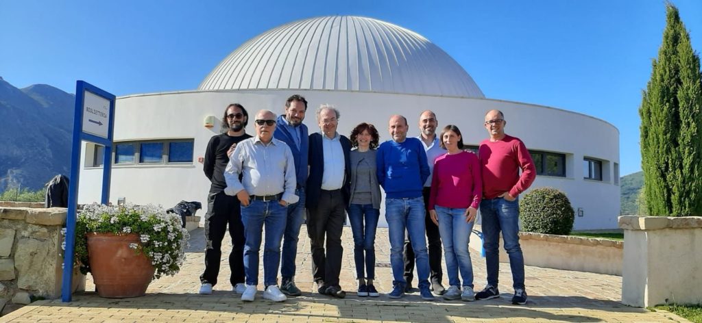 Il Presidente dell’Istituto di Astrofisica italiano in visita al GAL Hassin