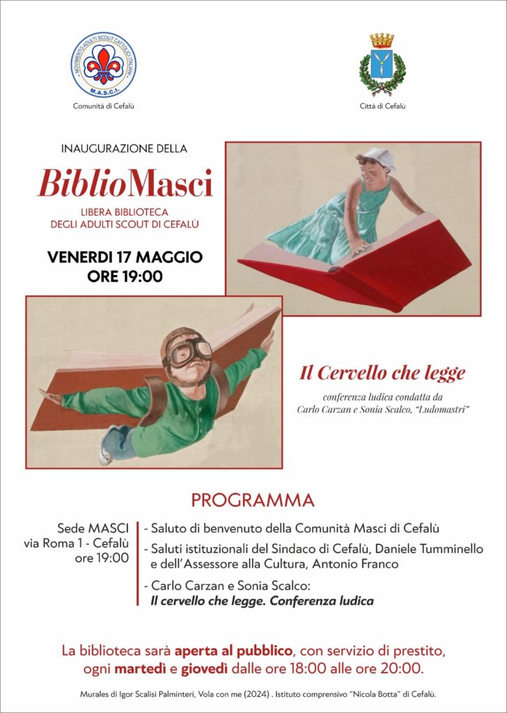 Inaugurazione della “BiblioMasci” a Cefalù. Invito alla lettura per giovani e adulti