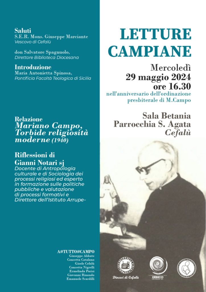 “Letture Campiane” in memoria di mons. Mariano Campo