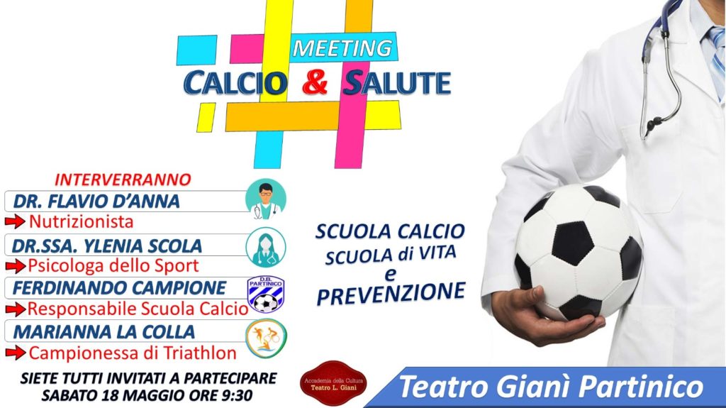 Calcio e salute. A Partinico si parla di salute dei più giovani e sport