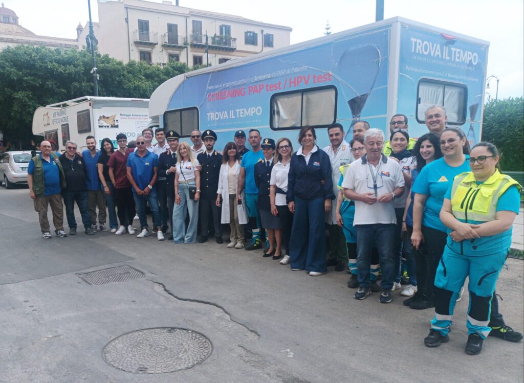 Successo per la prevenzione itinerante dell’Asp di Palermo e Polizia