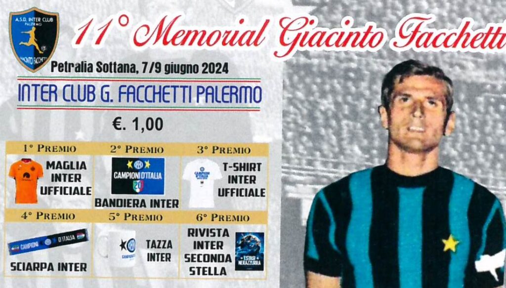 I biglietti vincenti del sorteggio del Memorial Giacinto Facchetti