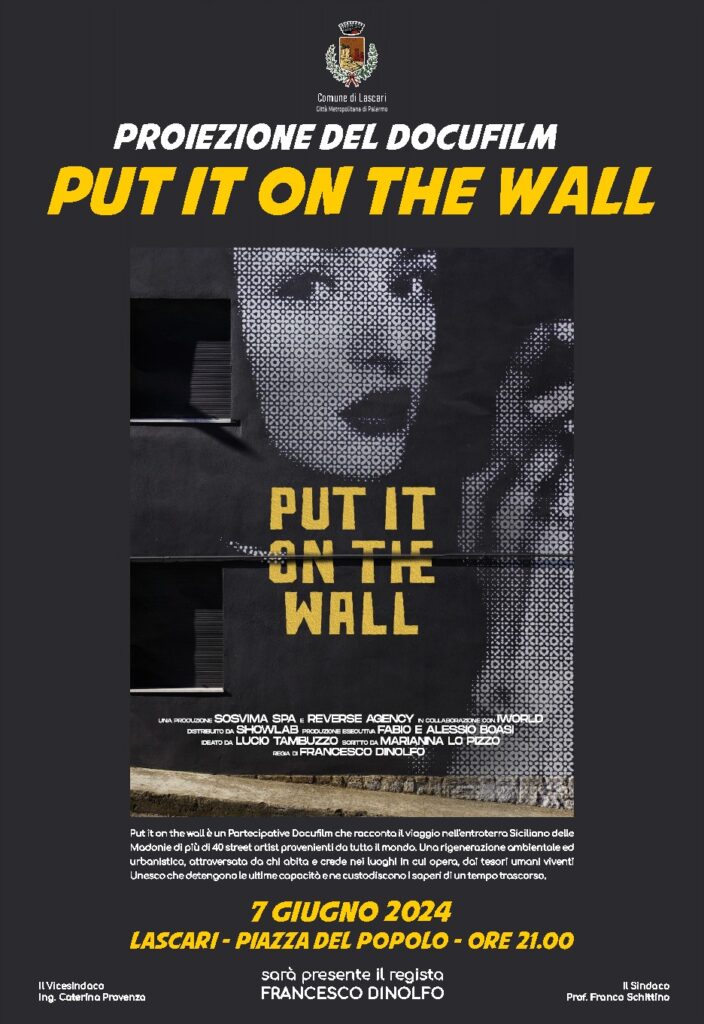 Lascari, proiezione del docu-film “Put it on the Wall”