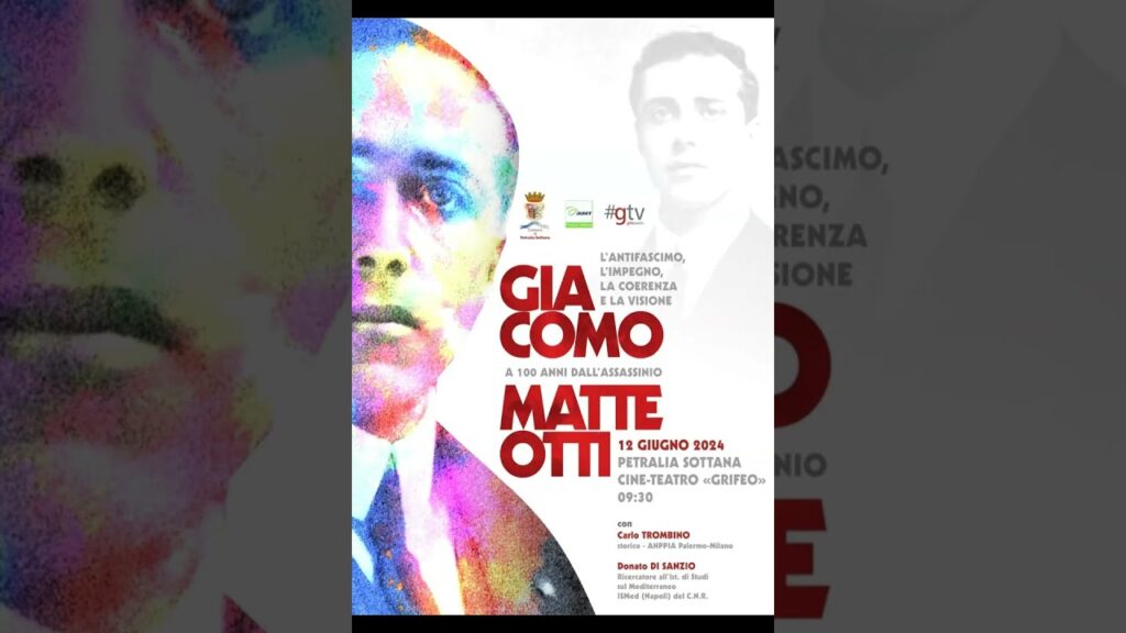 GIACOMO MATTEOTTI a 100 anni dall’assassinio,evento commemorativo a Petralia Sottana