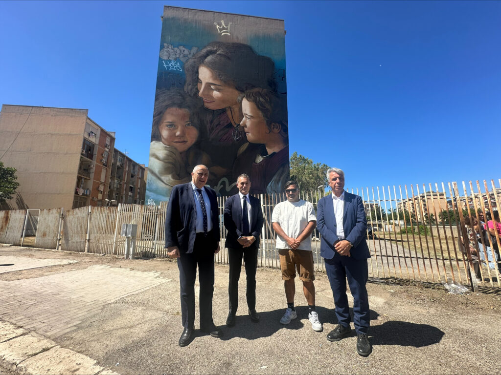 “Hope”, il nuovo murale di Giulio Rosk realizzato allo Sperone