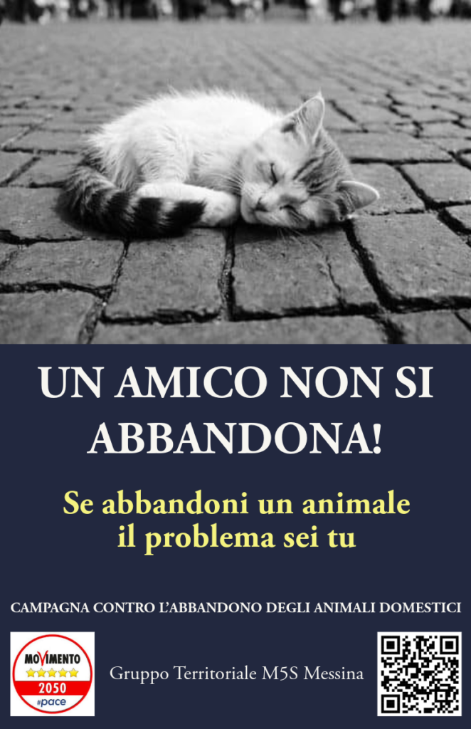 Campagna M5S contro l’abbandono degli animali