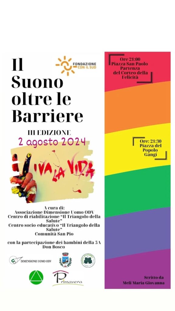 Gangi,in scena “Il suono oltre le Barriere” III edizione