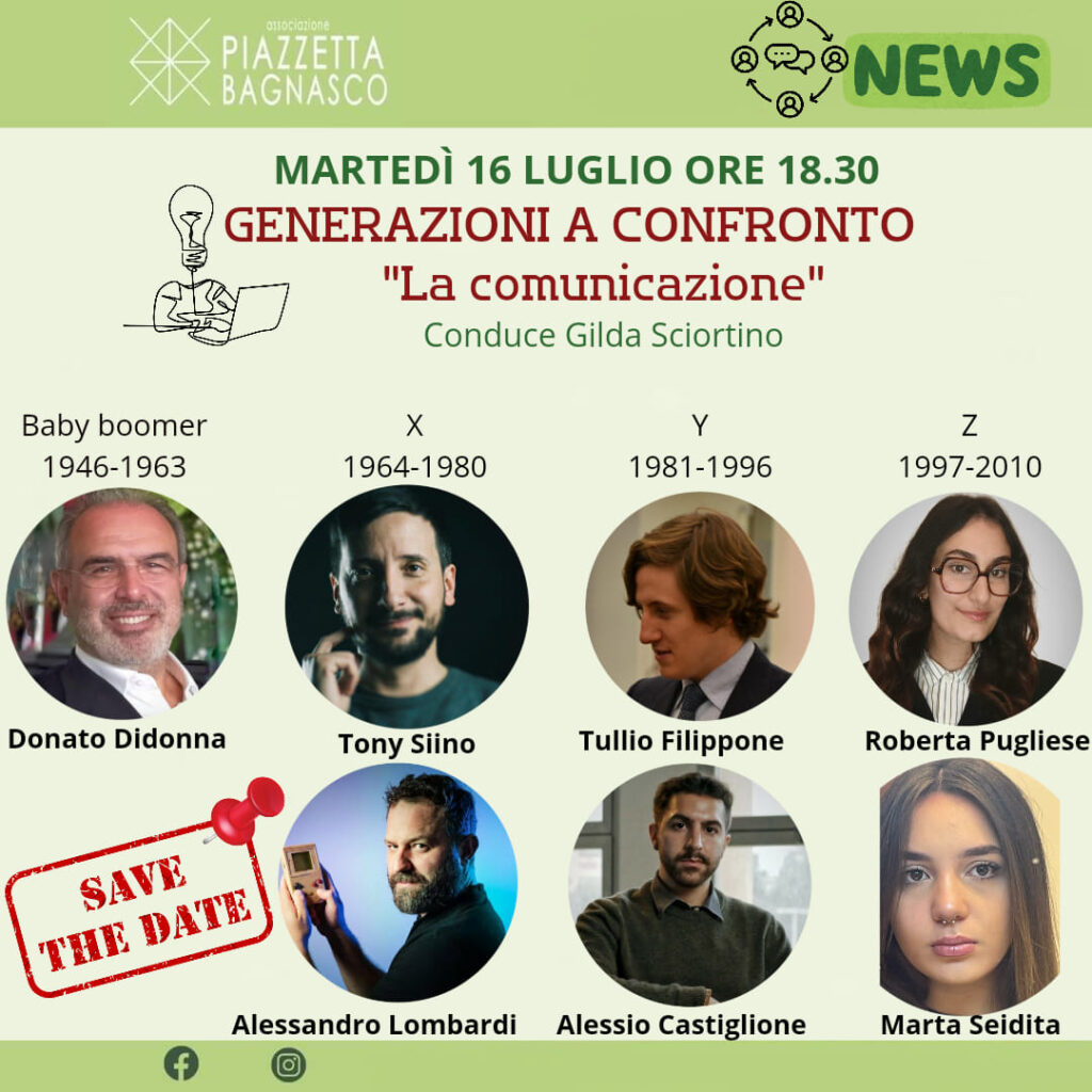 “Generazioni a confronto”,come si comunicava e si comunica oggi