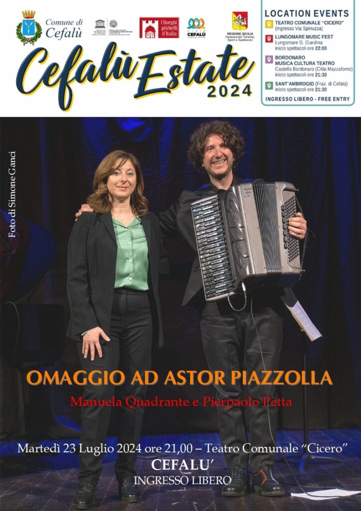 Cefalù rende omaggio ad Astor Piazzolla