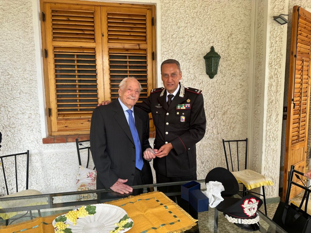 Gli auguri dell’Arma a Pietro di Russo che compie 103 anni