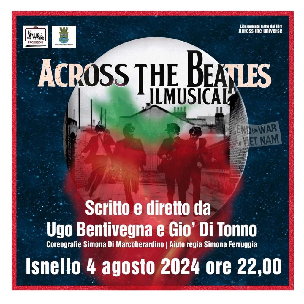 Isnello. Il musical “Across the Beatles” rinviato al 4 agosto