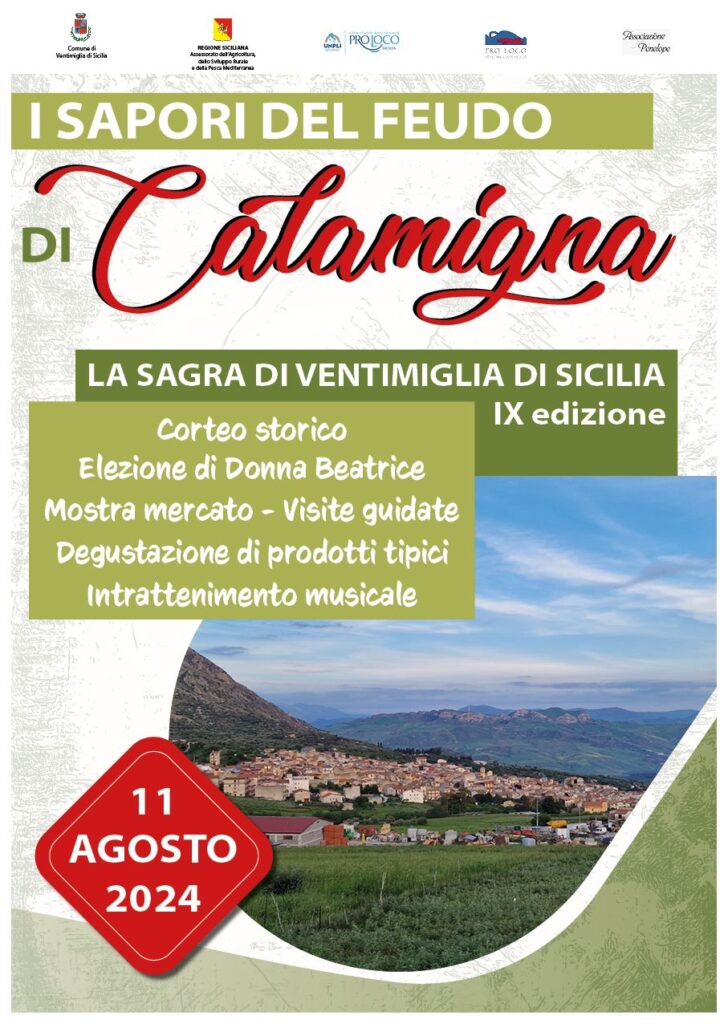 I SAPORI DEL FEUDO DI CALAMIGNA IX edizione – La Sagra di Ventimiglia di Sicilia