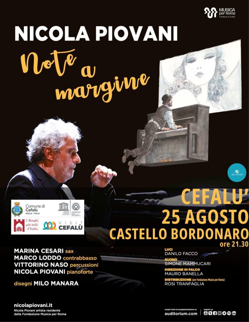 Castello Bordonaro. Il premio oscar Nicola Piovani solo per 1000 spettatori