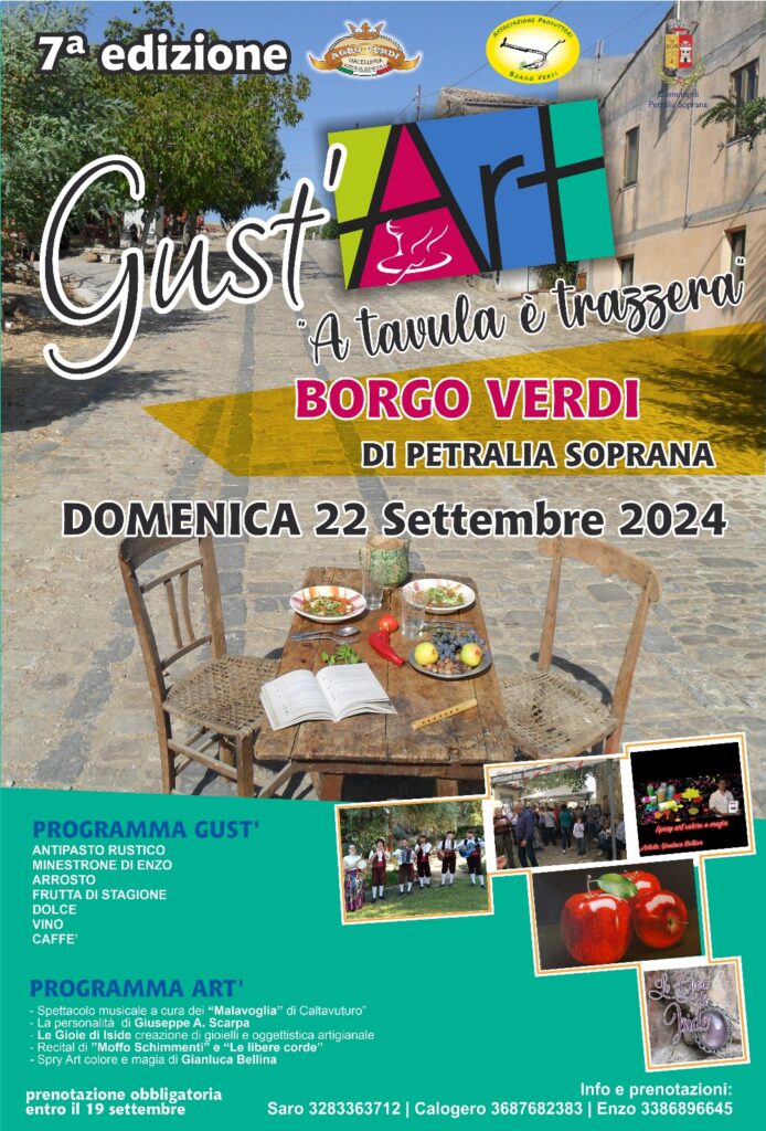 A Borgo Verdi torna Gust’Art “a tavula è trazzera”