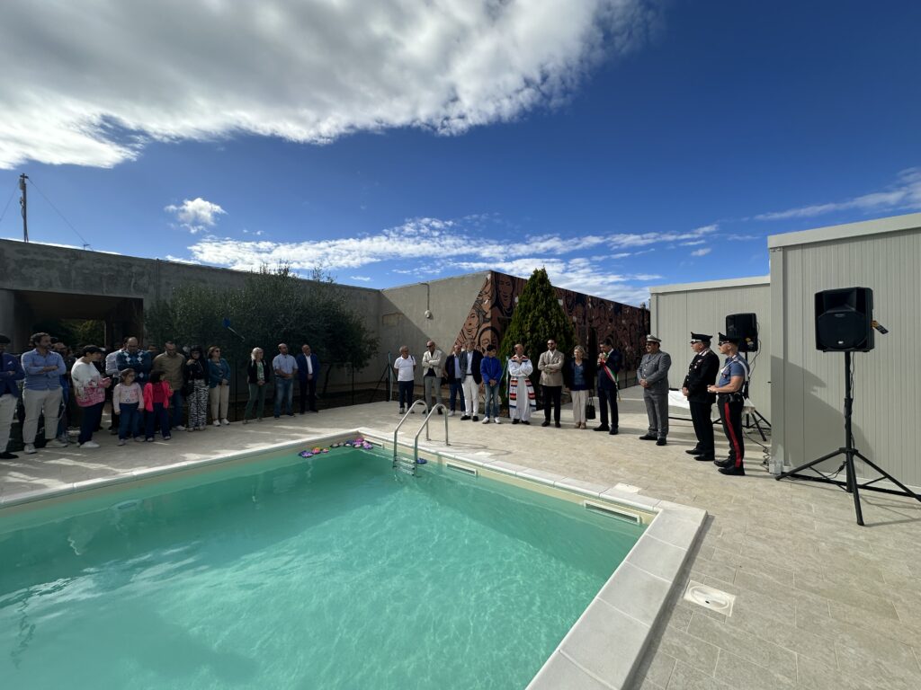 Geraci Siculo, inaugurata la piscina all’interno della Comunità San Pio