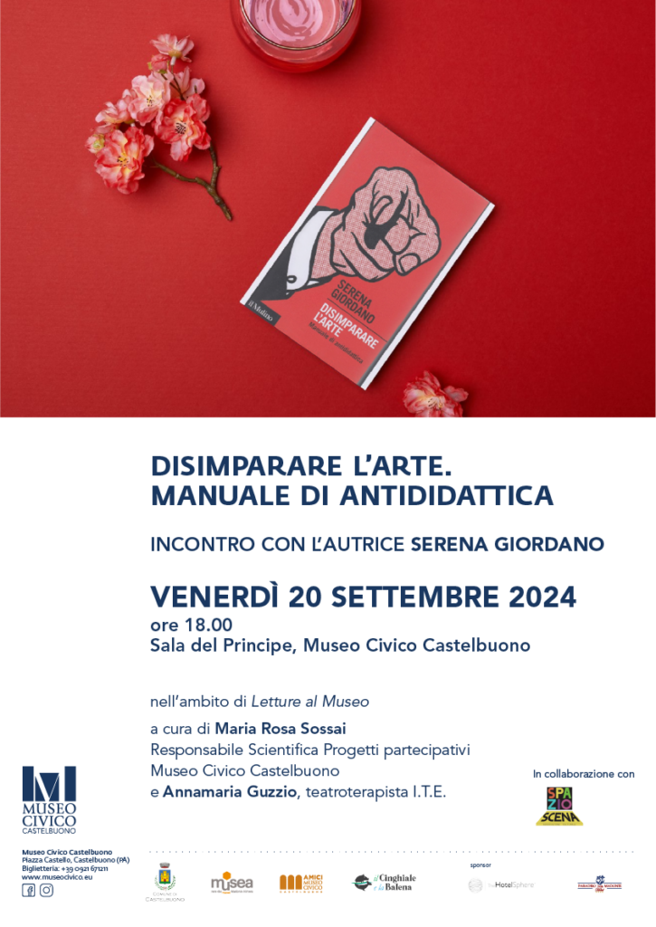 Museo Civico. “Disimparare l’arte” – Incontro con l’autrice Serena Giordano