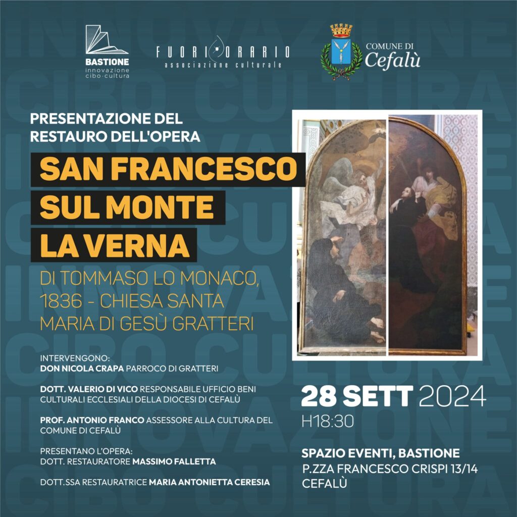 Bastione. Presentazione restauro opera di Lo Monaco