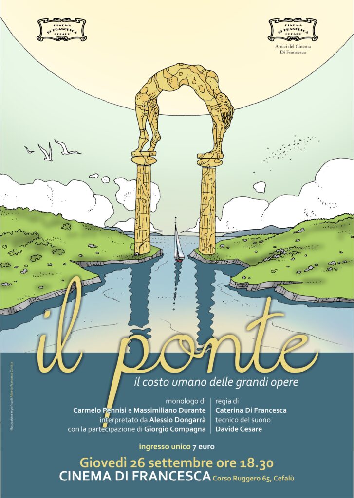 “Teatro di parola” al Cinema Di Francesca di Cefalù