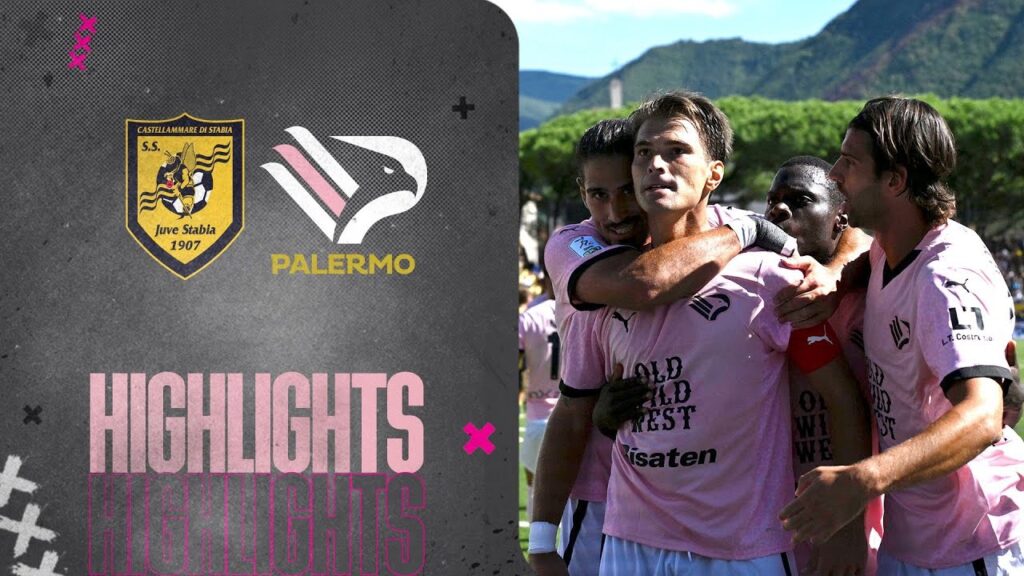 Il Palermo vince in trasferta 3-1 contro la Juve Stabia