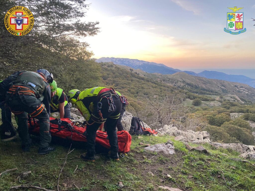 Madonie, intervento per un escursionista infortunato a Pizzo Catarineci