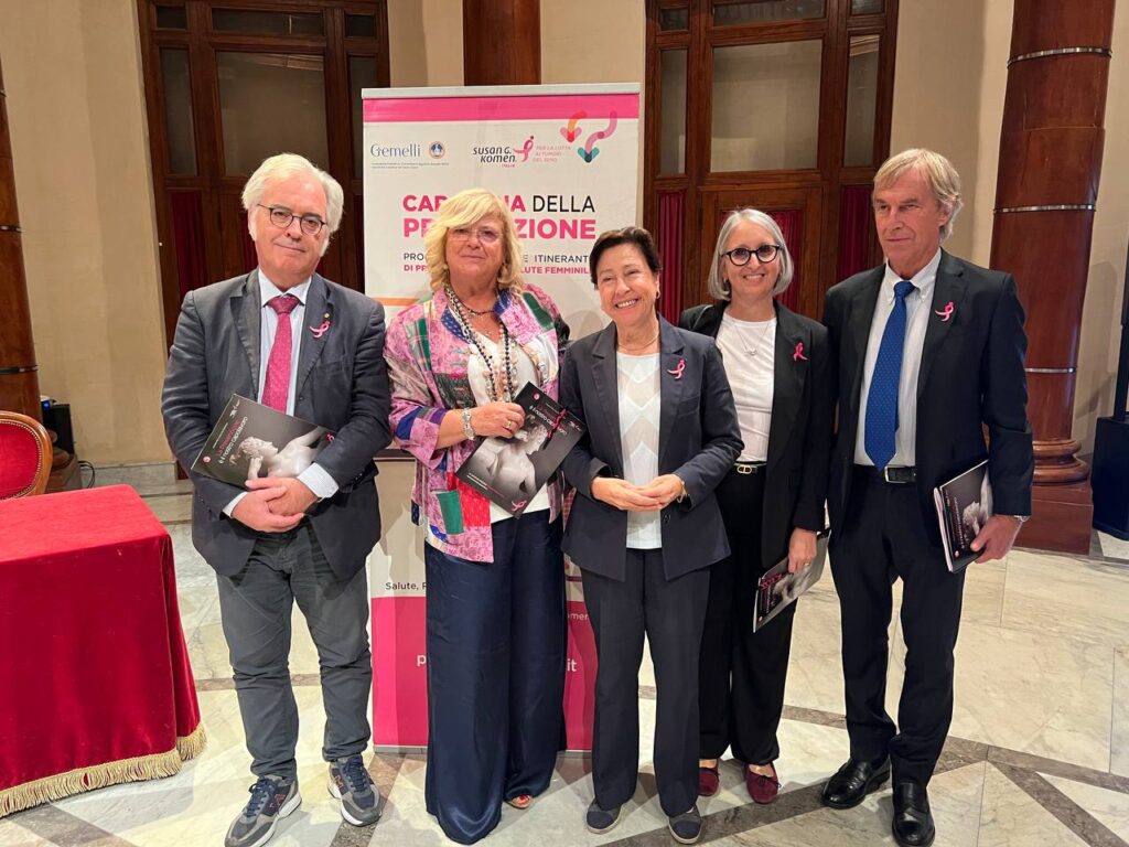 Tumori del seno, accordo Regione-Komen Italia per screening in tutta la Sicilia. Volo: «Un’unità mobile per raggiungere le donne delle aree più disagiate»