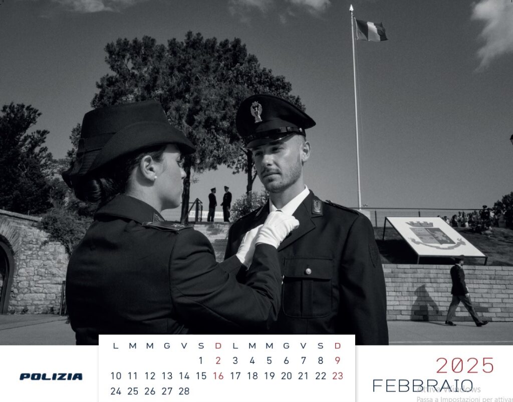 Presentazione del calendario della Polizia di stato 2025 