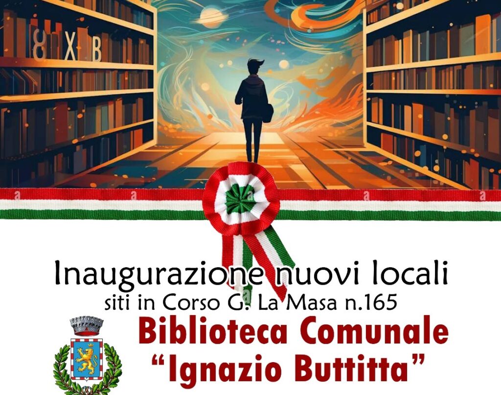 Inaugurazione della Biblioteca Comunale “Ignazio Buttitta”a Trabia