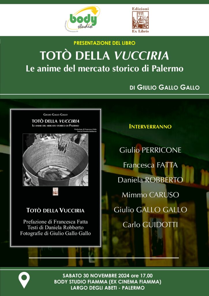 Giulio Gallo Gallo: presentazione “Totò della Vucciria”
