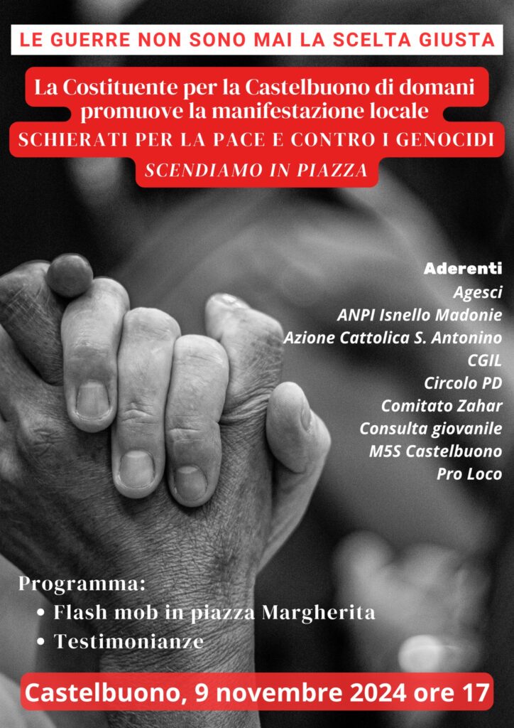 A Castelbuono manifestazione per la pace