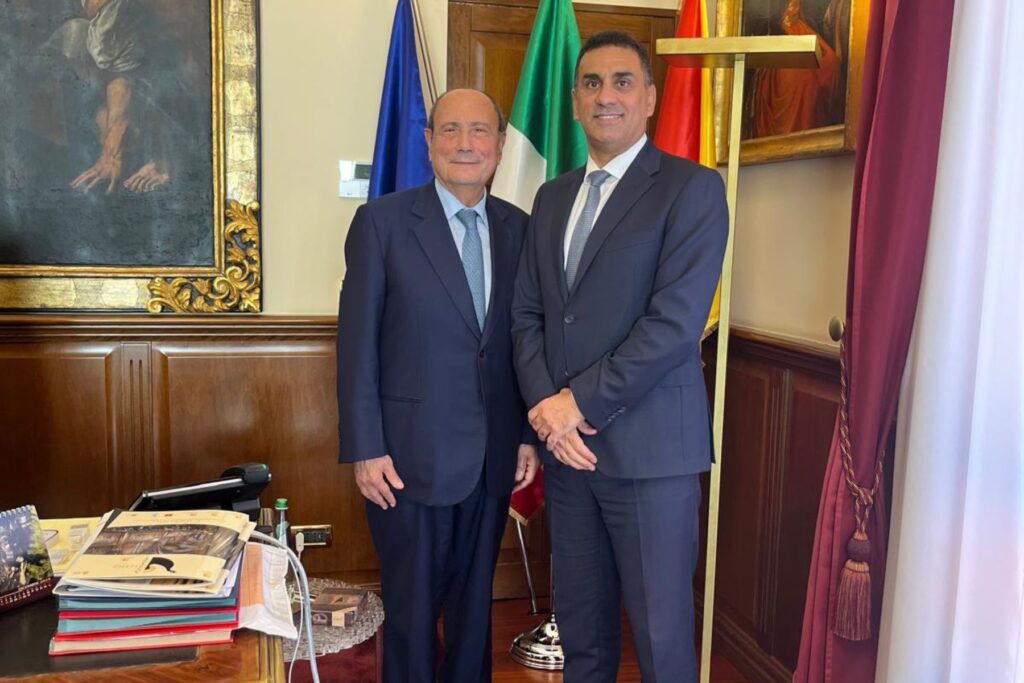 Termini Imerese, il presidente Schifani riceve l’ad di Pelligra Italia, Caniglia