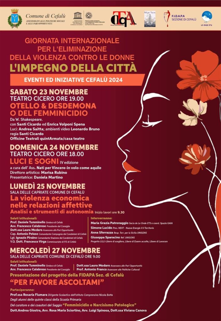 No violenza contro le donne. L’impegno di Cefalù
