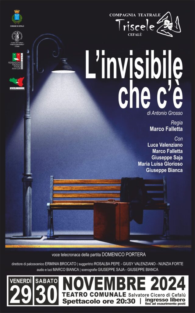 Teatro Comunale Cicero. Spettacolo teatrale “L’invisibile che c’è”