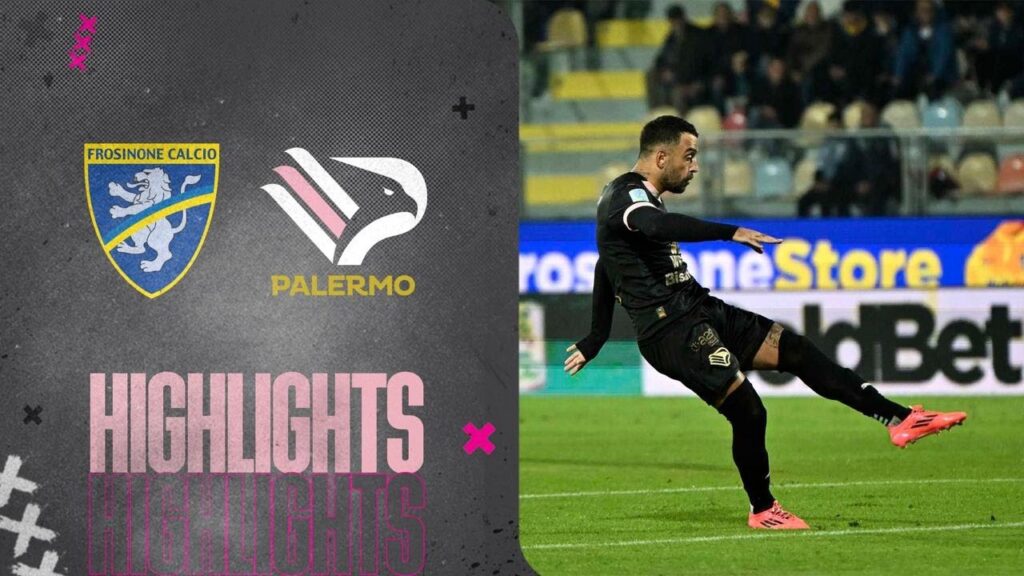 Palermo, solo un pari(1-1) contro il Frosinone ultima in classifica