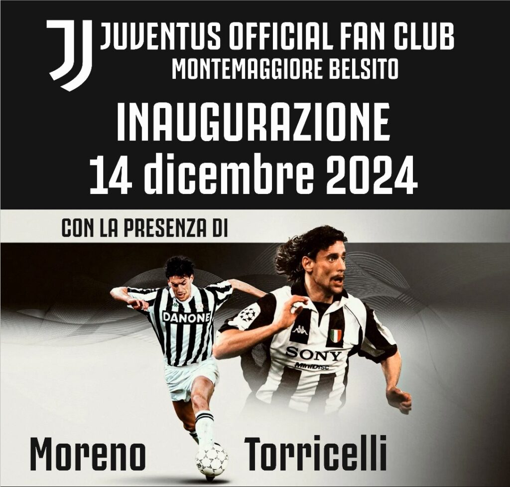 Montemaggiore Belsito inaugura il suo Juventus Official Fan Club.