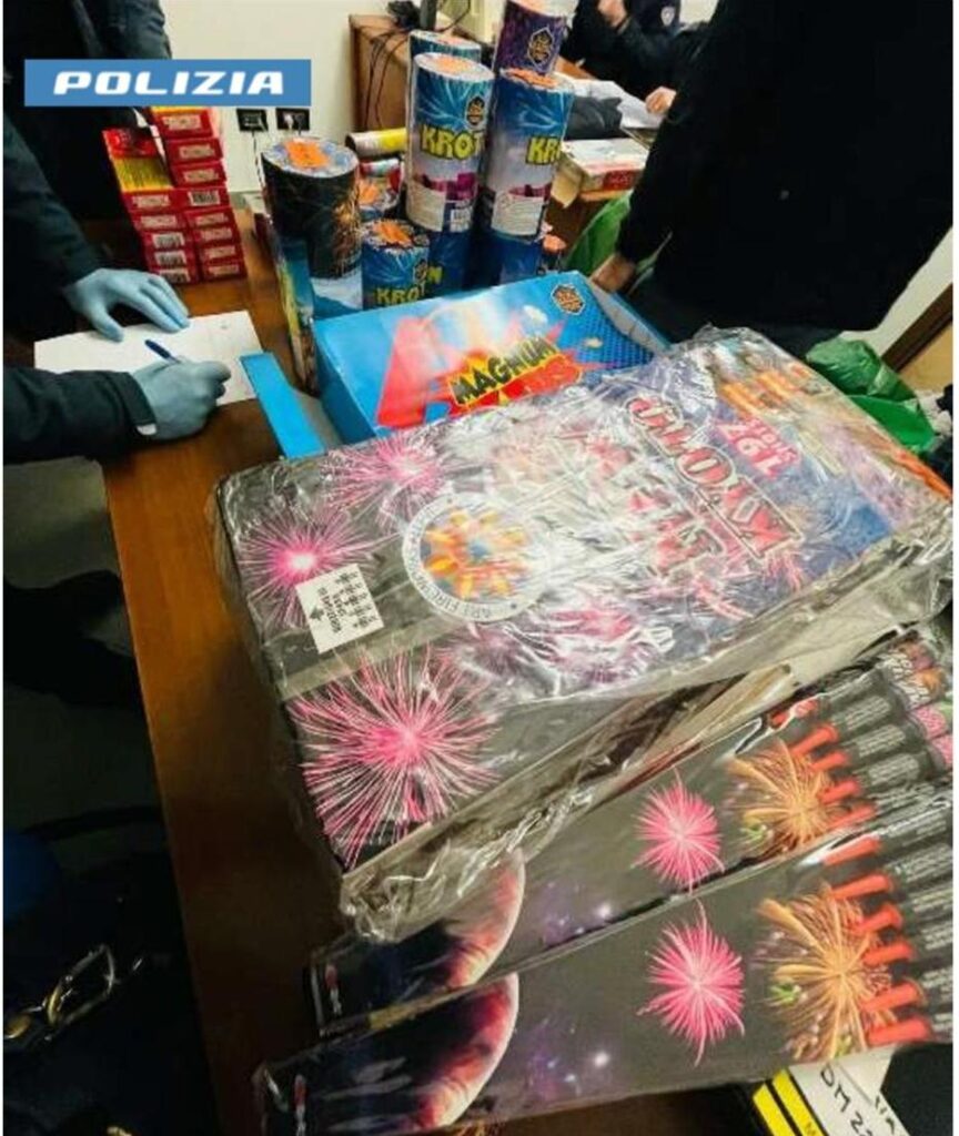 Sequestro di fuochi artificiali
