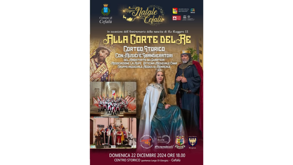 “Alla Corte del Re”, a Cefalù corteo storico per il compleanno di Re Ruggero II