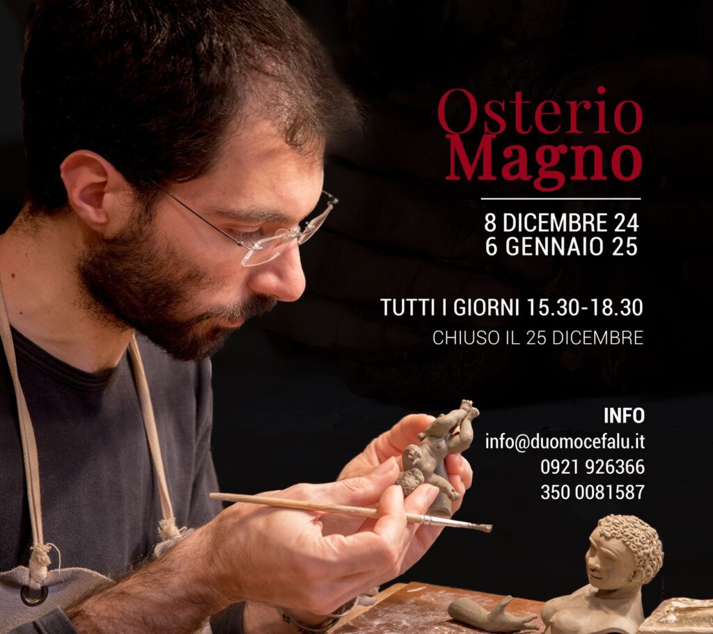 “Racconto di un Presepe”, la personale dell’artista petralese Mirco Inguaggiato,all’Osterio Magno
