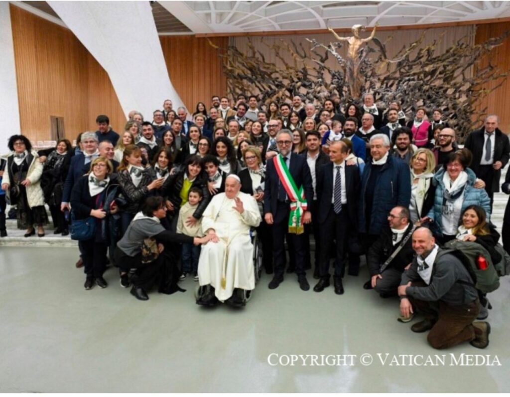 La Comunità di Polizzi Generosa in udienza da Papa Francesco