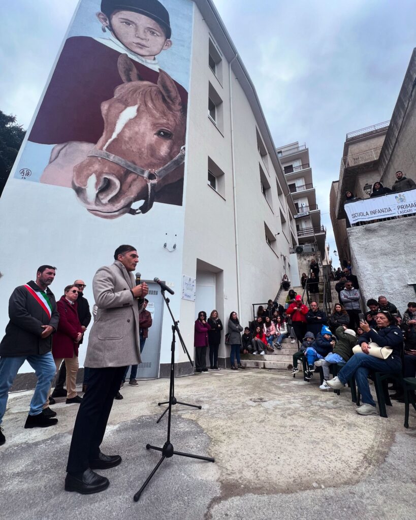 A Lascari un murale dedicato a Giuseppe Di Matteo