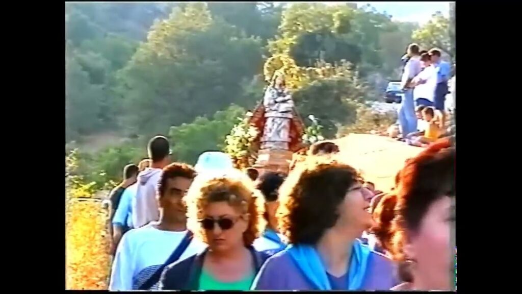 La Madonna dell’Alto e il Giubileo del 2000:la statua della Madonna in processione fino a Petralia Sottana