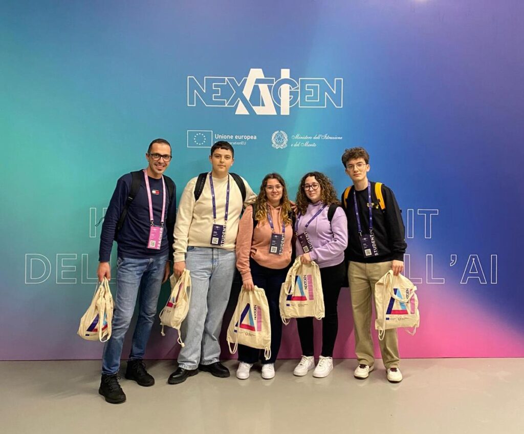 L’Istituto  “Pietro Domina”  presente a Milano al summit della scuola sull’intelligenza artificiale “Next Generation AI”